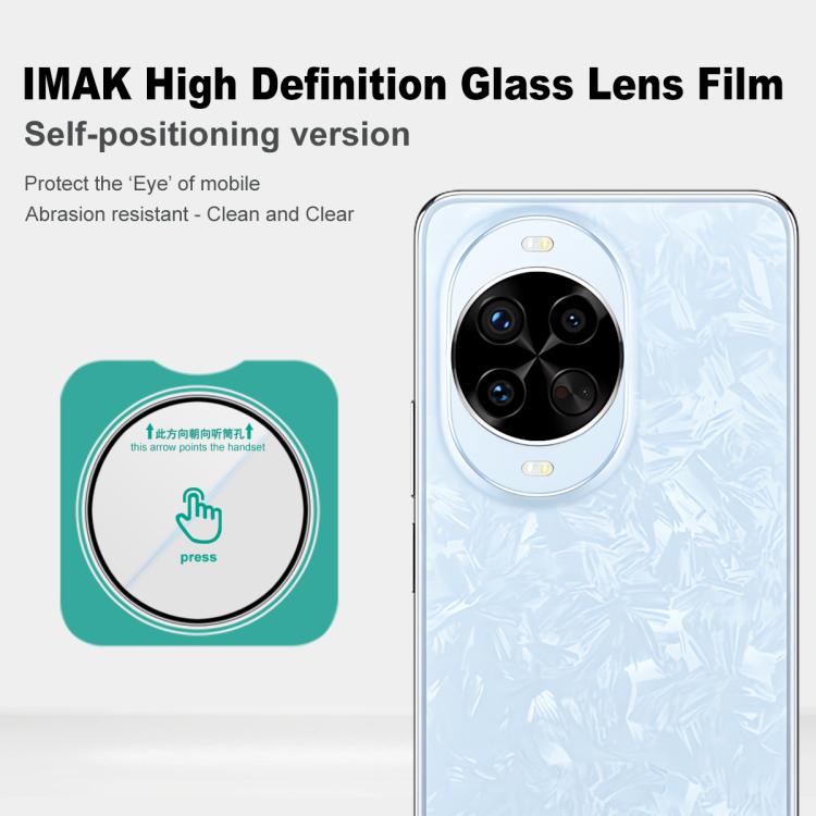 For Huawei nova 14 Pro imak HD Glass Rear Camera Lens Film, Self-positioning Version