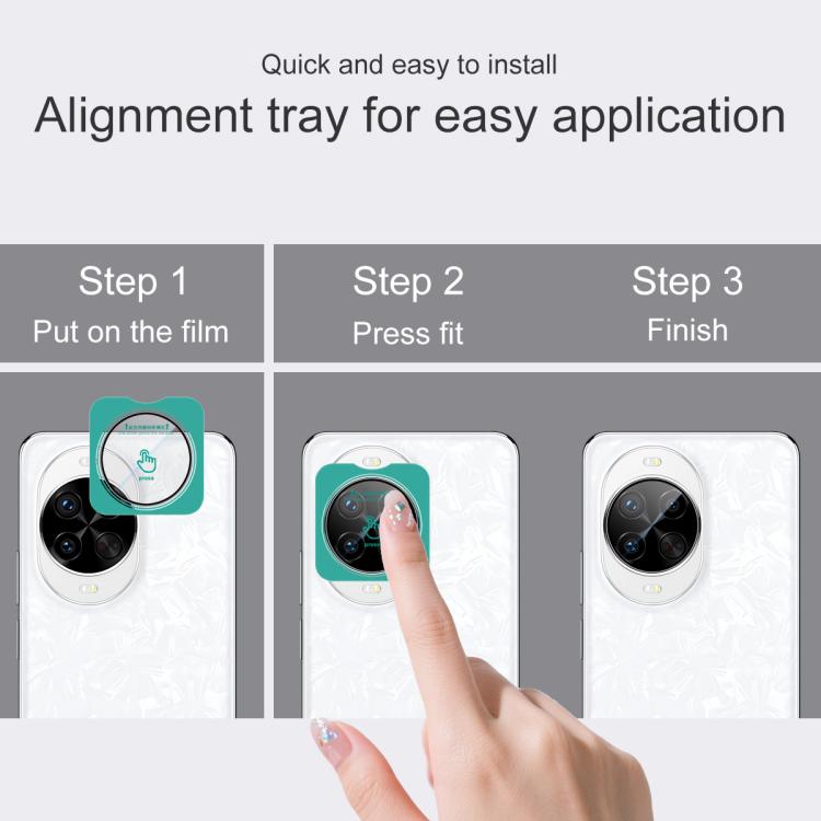 For Huawei nova 14 Pro imak HD Glass Rear Camera Lens Film, Self-positioning Version