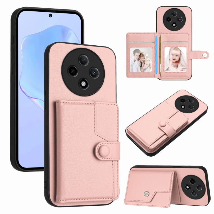 Button Card Bag RFID Anti-theft Phone Case, For OPPO Reno12 Global, For OPPO K12 5G, For OPPO A3 Pro 5G, For OPPO Reno11 F / F25 Pro