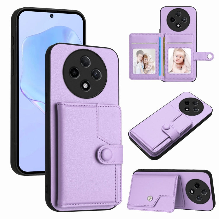 Button Card Bag RFID Anti-theft Phone Case, For OPPO Reno12 Global, For OPPO K12 5G, For OPPO A3 Pro 5G, For OPPO Reno11 F / F25 Pro