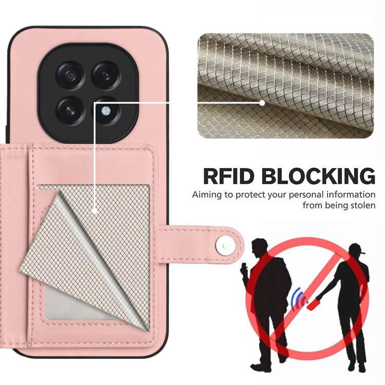 Button Card Bag RFID Anti-theft Phone Case, For OPPO A5 / F29, For OPPO Find X8s+, For OPPO Find X8s, For OPPO Find X8 Ultra