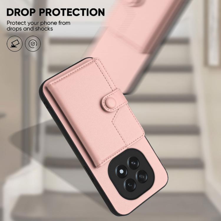 Button Card Bag RFID Anti-theft Phone Case, For OPPO A5 / F29, For OPPO Find X8s+, For OPPO Find X8s, For OPPO Find X8 Ultra