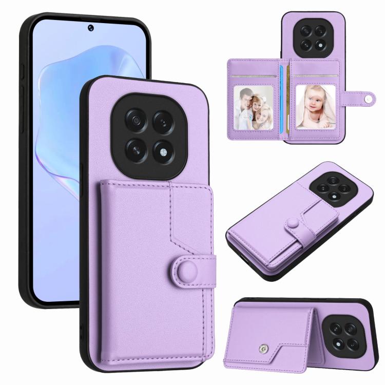 Button Card Bag RFID Anti-theft Phone Case, For OPPO A5 / F29, For OPPO Find X8s+, For OPPO Find X8s, For OPPO Find X8 Ultra