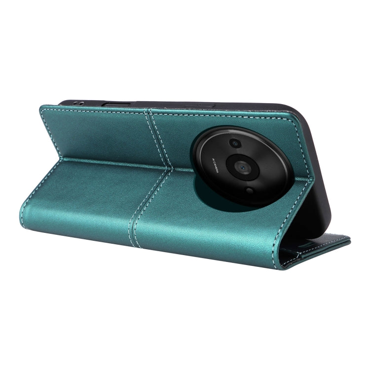 For Redmi A3 4G GQUTROBE G01 RFID Anti-theft Leather Phone Case(Green)