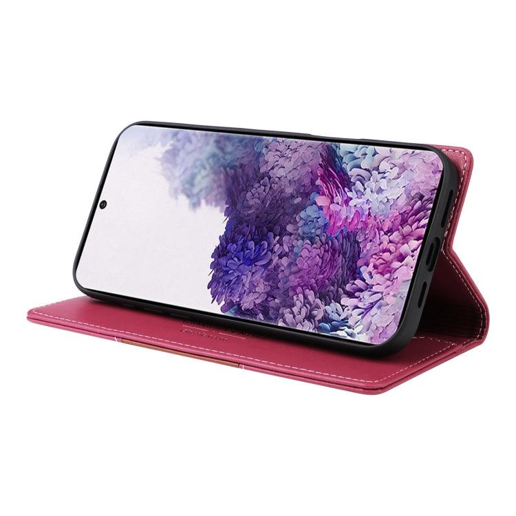 For Samsung Galaxy S20 FE GQUTROBE G01 RFID Anti-theft Leather Phone Case(Red)