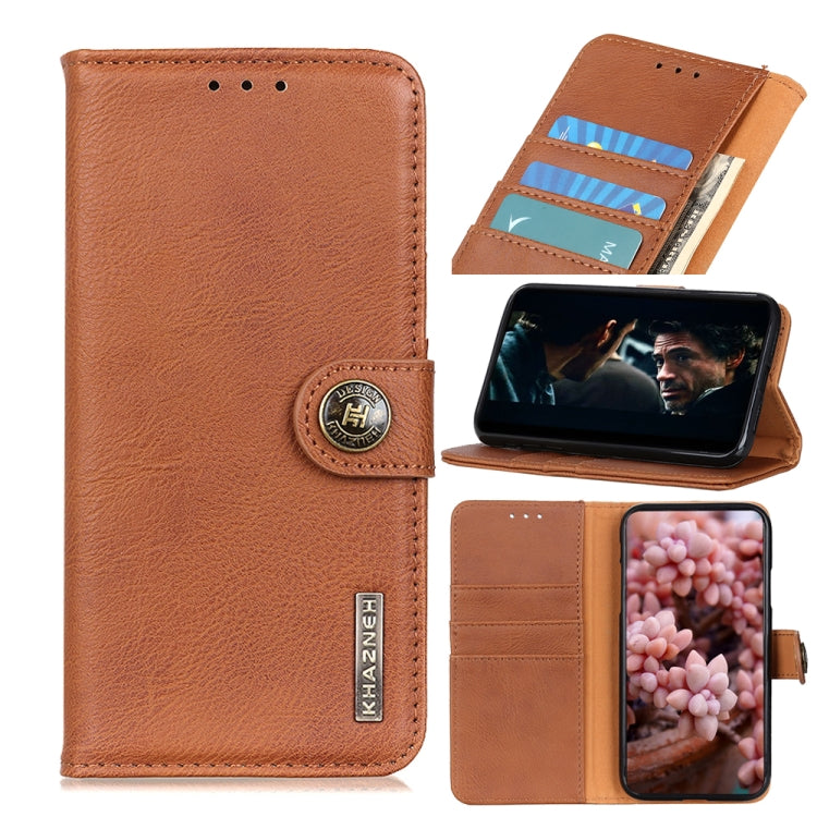 KHAZNEH Cowhide Texture Horizontal Flip Leather Case with Holder & Card Slots & Wallet, For Samsung Galaxy S20 FE 5G / S20 Fan Edition / S20 Lite