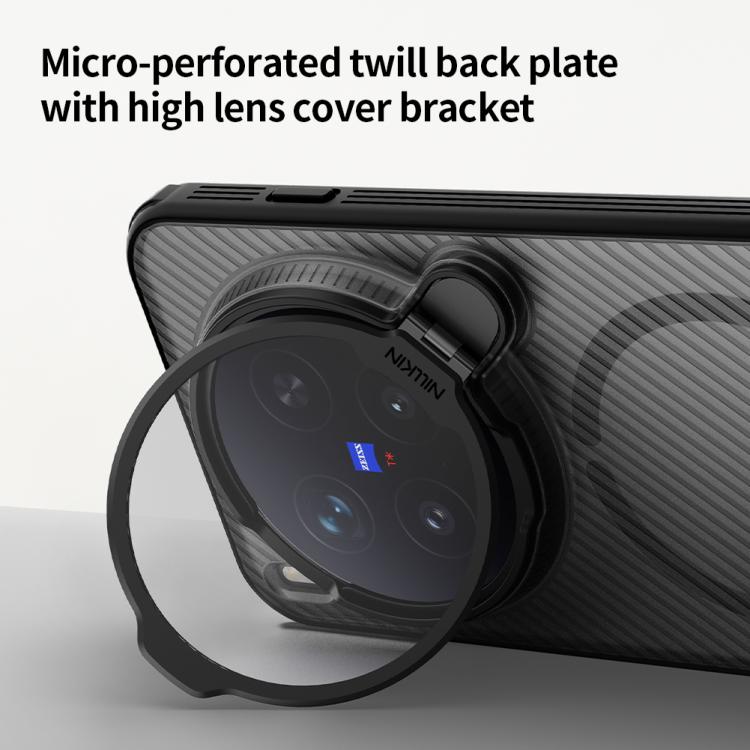 NILLKIN CamShield Prop MagSafe Magnetic Translucent PC Phone Case, For vivo X300 Pro, For vivo X300, For vivo X200 Ultra, For vivo X200 Pro