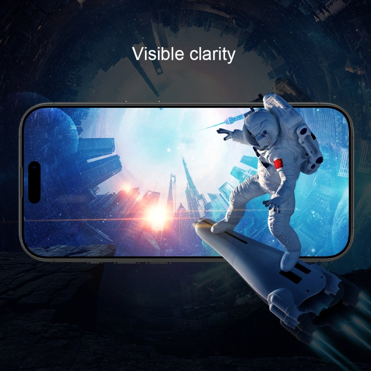 For iPhone 16 Pro NILLKIN 3D CP+MAX Anti-Explosion Full Coverage Tempered Glass Film