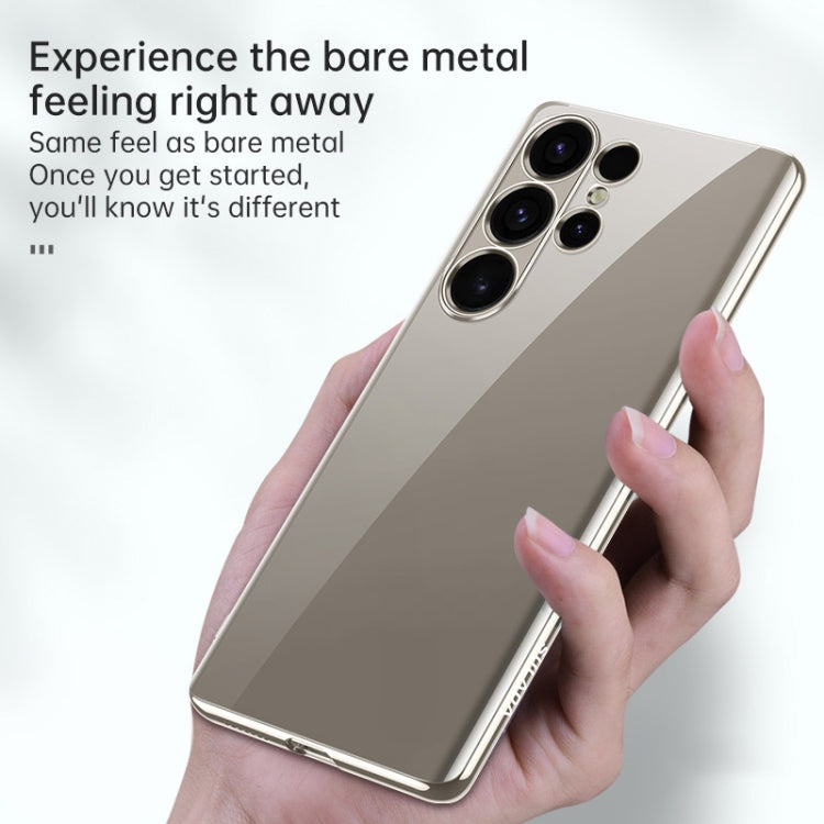 For Samsung Galaxy S25 Ultra 5G SULADA Electroplating Frosted TPU Phone Case(Purple)