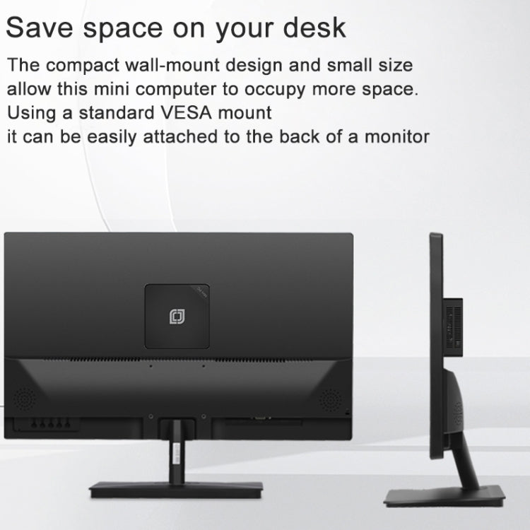 Jumper N100 Pro II Mini PC, Intel 12th Generation Alder Lake-N N100 Quad-core Dual RJ45, RAM: 8GB, ROM: 256GB(US Plug)