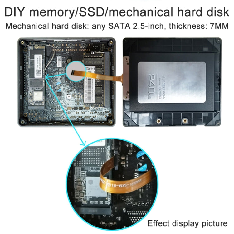 Jumper N100 Pro II Mini PC, Intel 12th Generation Alder Lake-N N100 Quad-core Dual RJ45, RAM: 8GB, ROM: 256GB(US Plug)