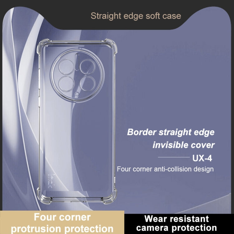 For Huawei Mate 50 Pro IMAK UX-4 Series Four-corner Shockproof Phone Case(Transparent)