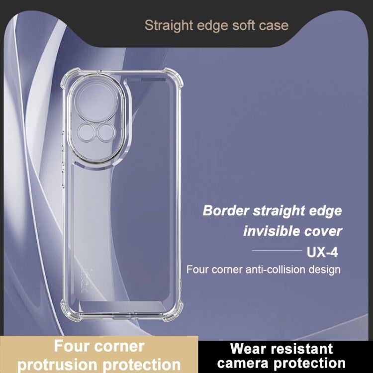 For Huawei Nova 12 / Nova 13 IMAK UX-4 Series Four-corner Shockproof Phone Case(Transparent)