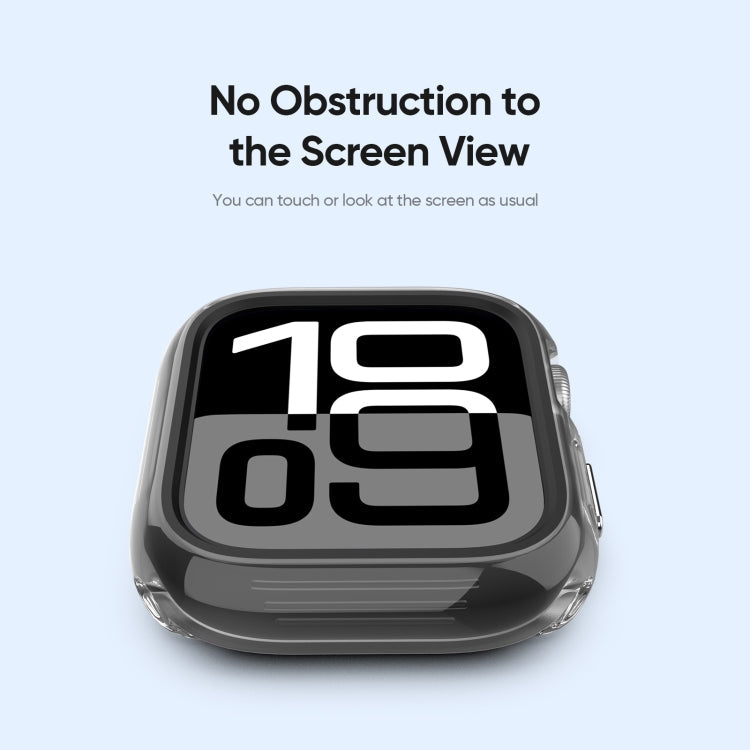 For Apple Watch Series 10 / 11 42mm DUX DUCIS Camo Series TPU Hybrid PC Watch Protective Case(Black)