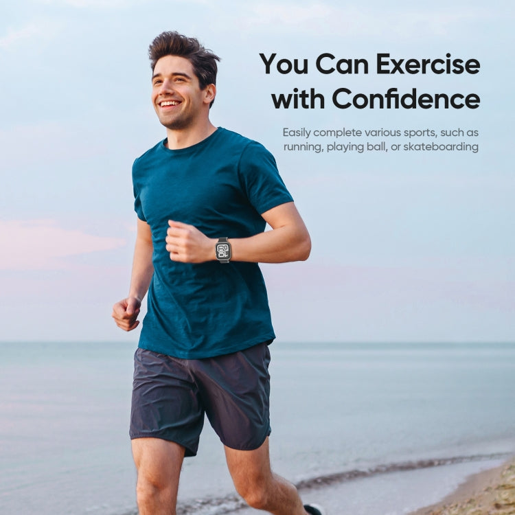 For Apple Watch Series 10 / 11 42mm DUX DUCIS Camo Series TPU Hybrid PC Watch Protective Case(Black)