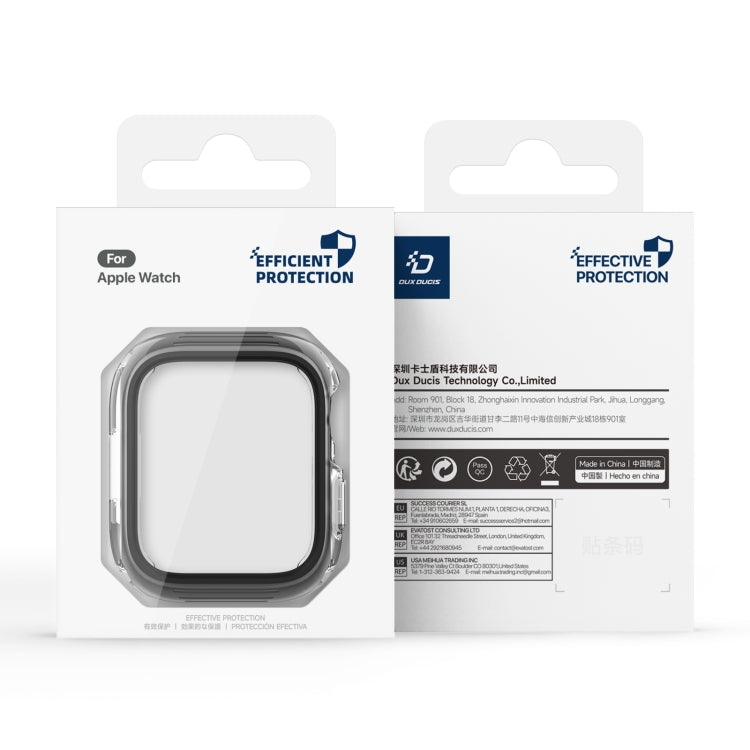 For Apple Watch Series 10 / 11 42mm DUX DUCIS Camo Series TPU Hybrid PC Watch Protective Case(Black)