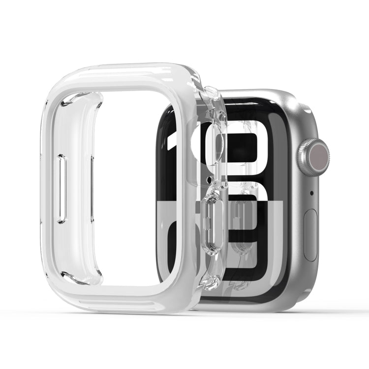 For Apple Watch Series 10 / 11 42mm DUX DUCIS Camo Series TPU Hybrid PC Watch Protective Case(White)