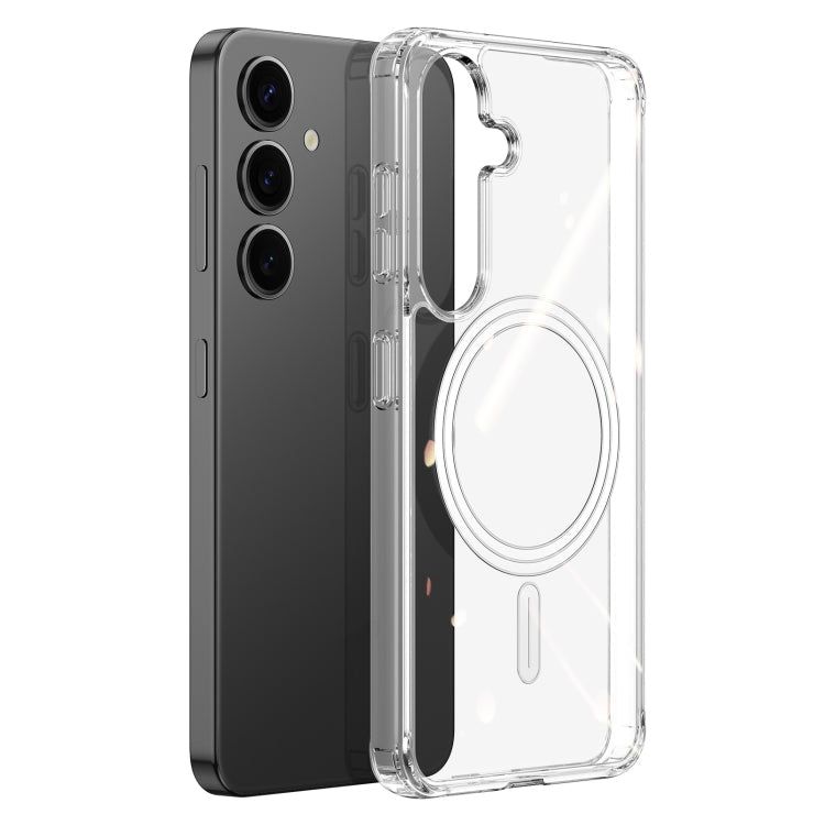 For Samsung Galaxy S25 5G DUX DUCIS Clin Mag Series Magsafe TPU Phone Case(Transparent)