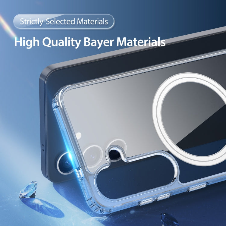For Samsung Galaxy S25 5G DUX DUCIS Clin Mag Series Magsafe TPU Phone Case(Transparent)