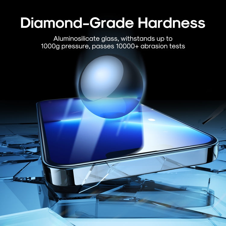 For iPhone 15 Pro Max JOYROOM Knight Series 2.5D Full Screen HD Tempered Glass Film