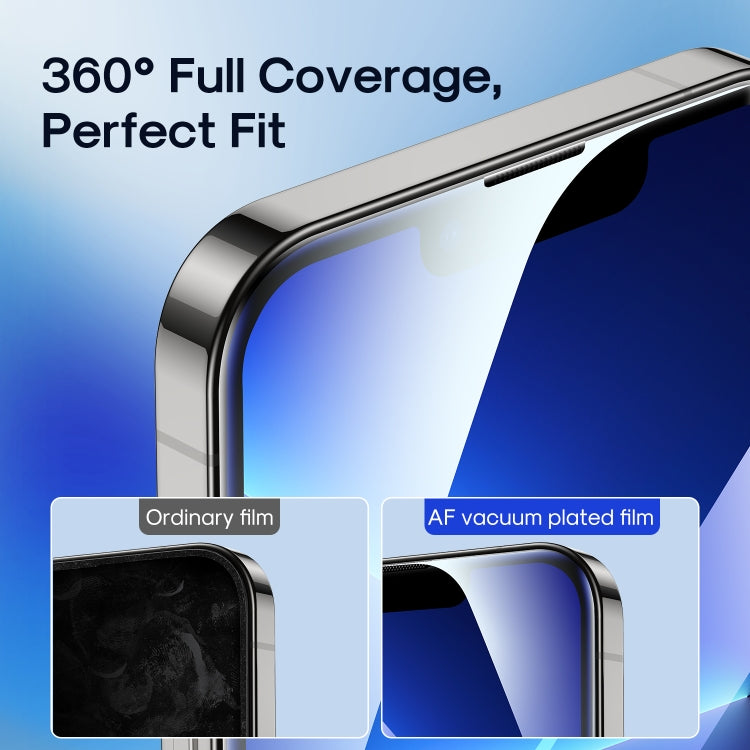 For iPhone 15 Pro JOYROOM Knight Series 2.5D Full Screen HD Tempered Glass Film