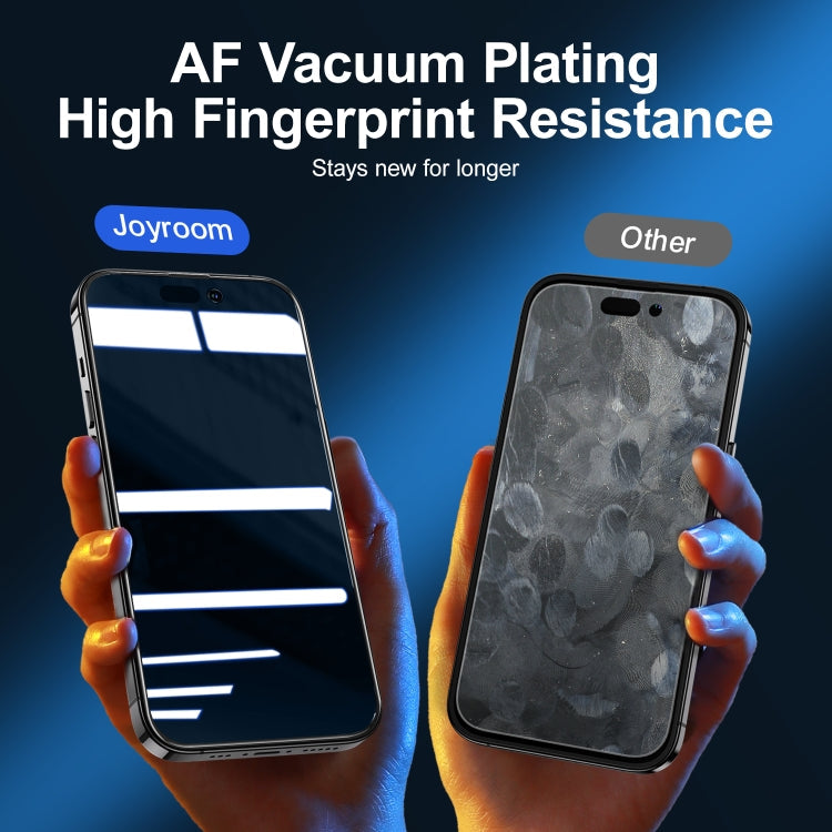 For iPhone 15 Pro Max JOYROOM Knight Series 2.5D Full Screen Privacy Tempered Film
