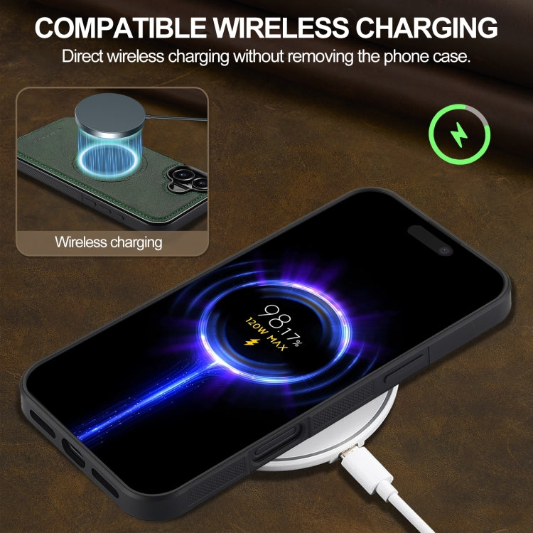 For iPhone 16 Plus LC.IMEEKE Magsafe Phone Case(Green)