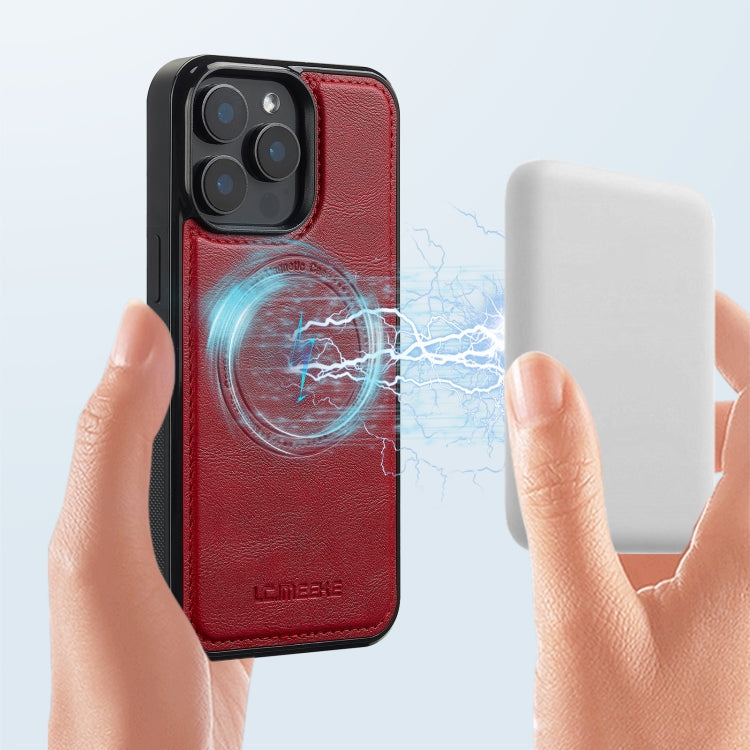 For iPhone 14 Pro LC.IMEEKE Magsafe Phone Case(Red)