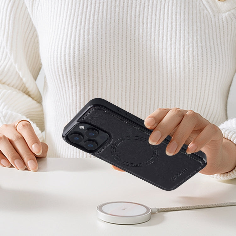 For iPhone 14 Pro LC.IMEEKE Magsafe Phone Case(Black)