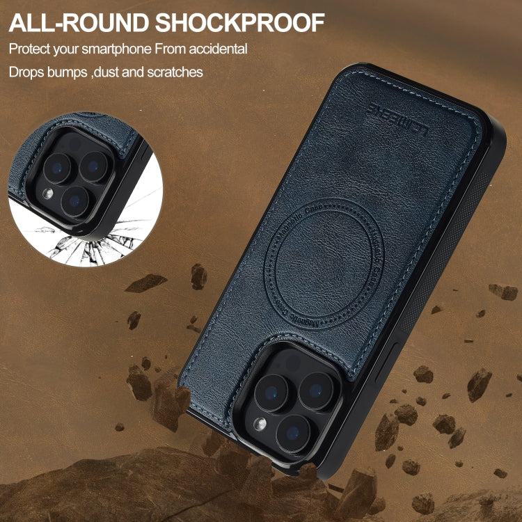 For iPhone 14 Pro LC.IMEEKE Magsafe Phone Case(Blue)