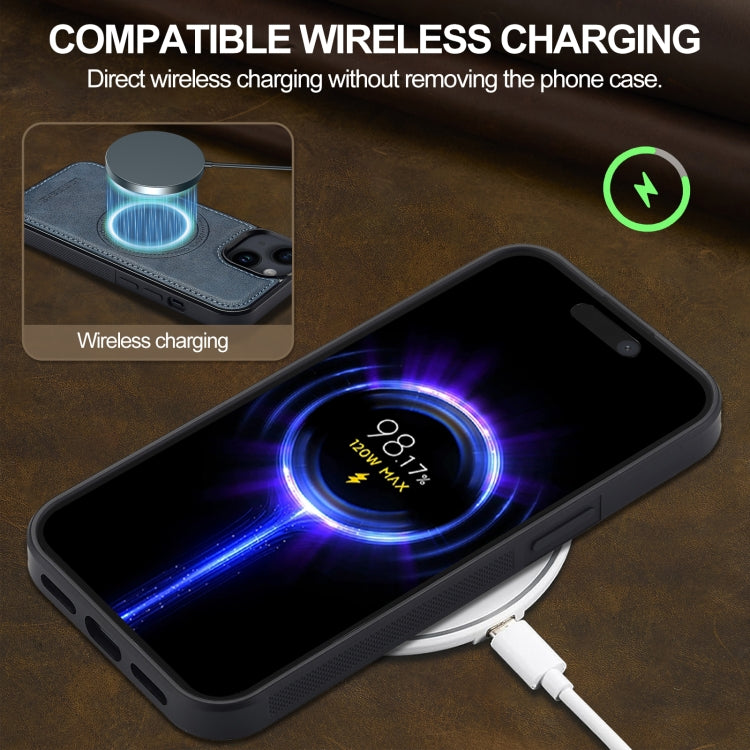 For iPhone 13 mini LC.IMEEKE Magsafe Phone Case(Blue)