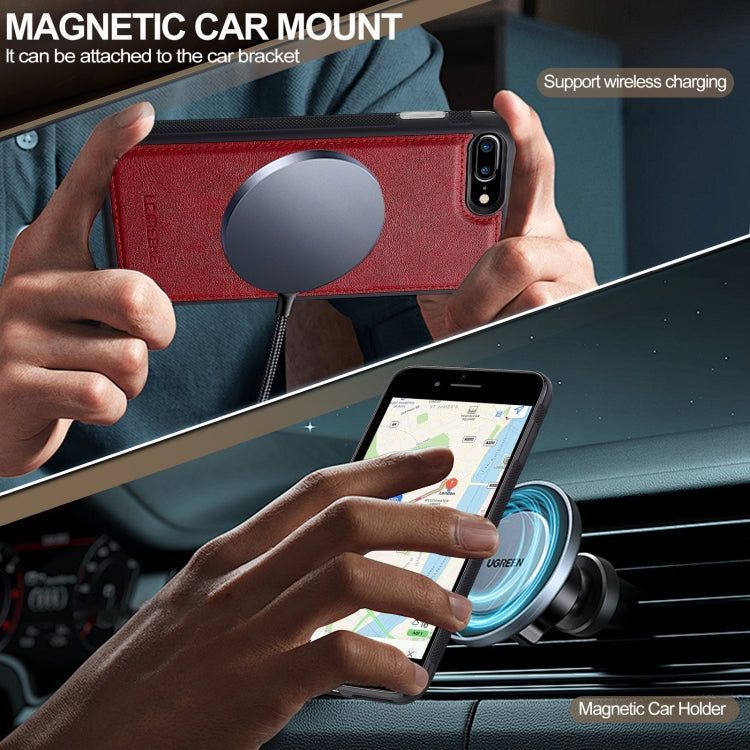 For iPhone 17e / 16e LC.IMEEKE Magsafe Phone Case(Red)