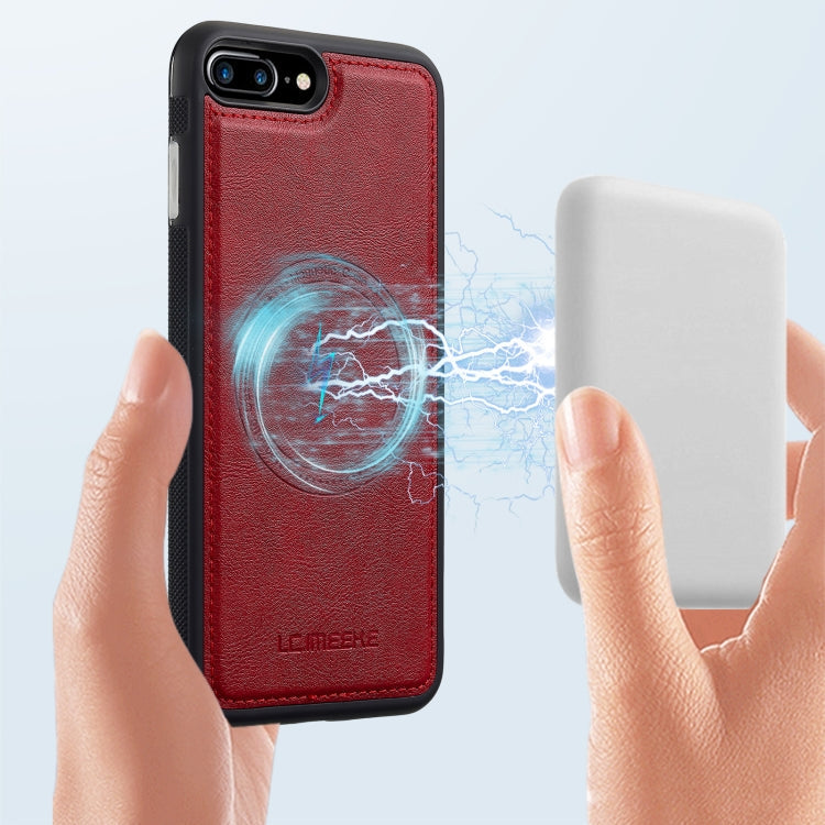 For iPhone 17e / 16e LC.IMEEKE Magsafe Phone Case(Red)