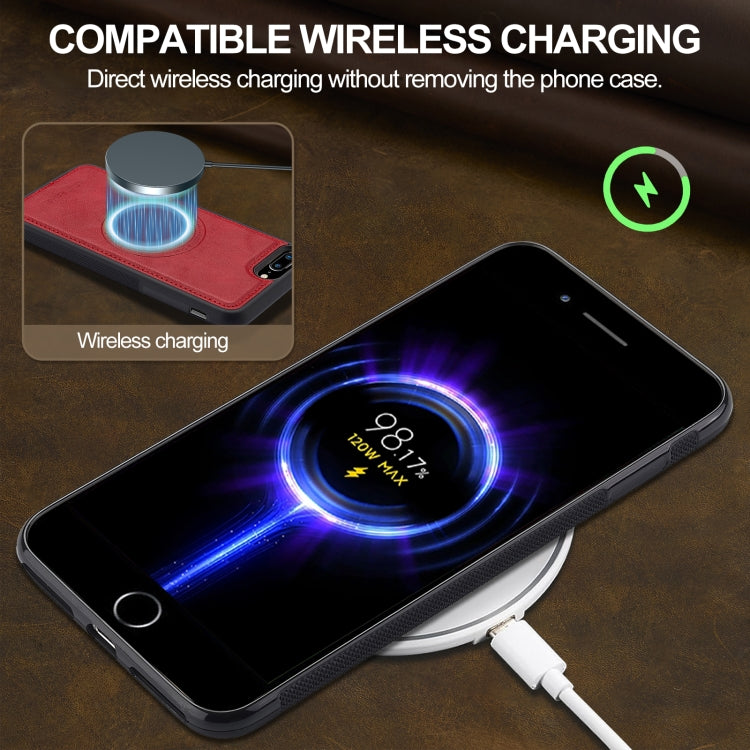 For iPhone 17e / 16e LC.IMEEKE Magsafe Phone Case(Red)