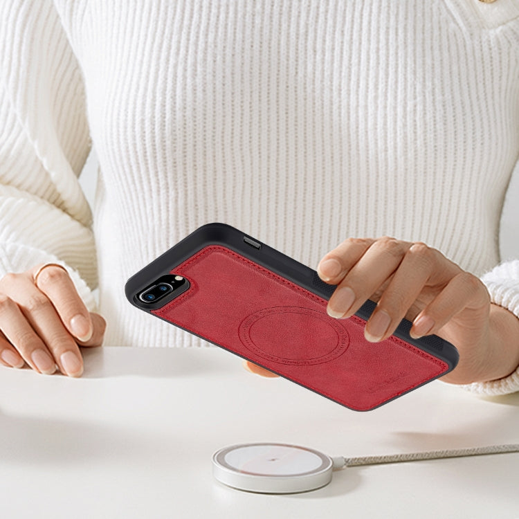 For iPhone 17e / 16e LC.IMEEKE Magsafe Phone Case(Red)