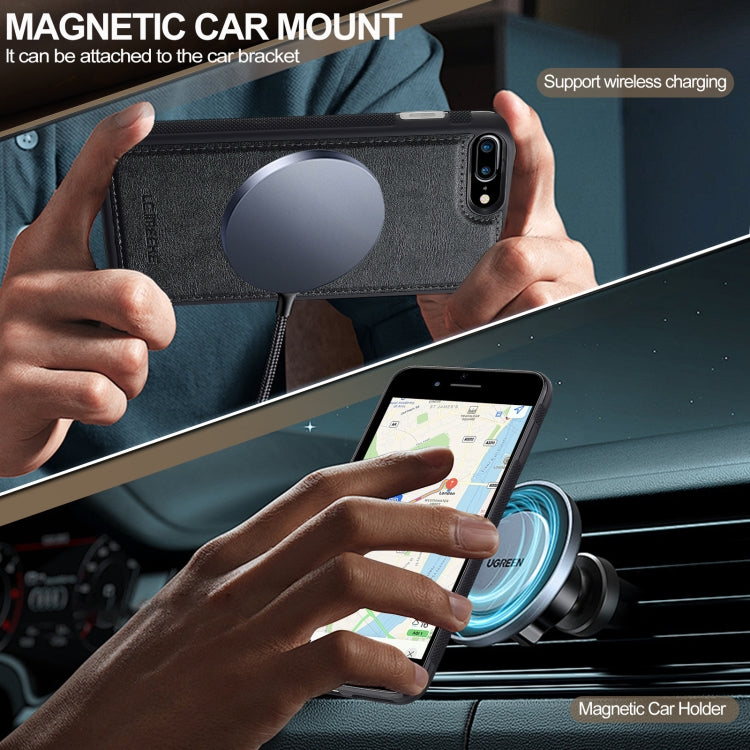 For iPhone SE 2022 / 2020 / 8 / 7 LC.IMEEKE Magsafe Phone Case(Black)