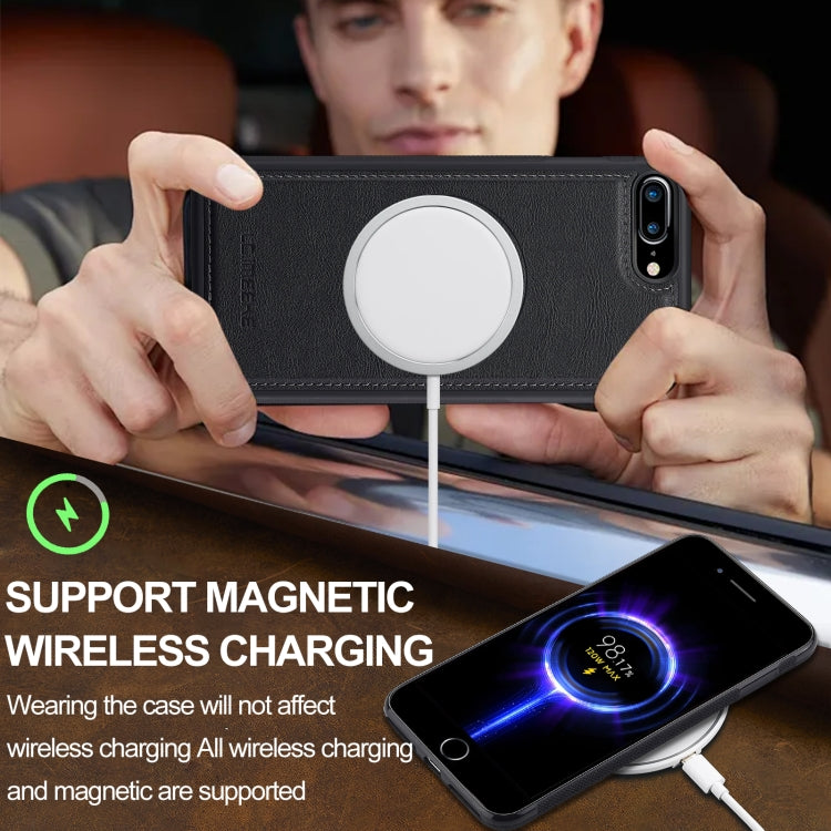 For iPhone SE 2022 / 2020 / 8 / 7 LC.IMEEKE Magsafe Phone Case(Black)