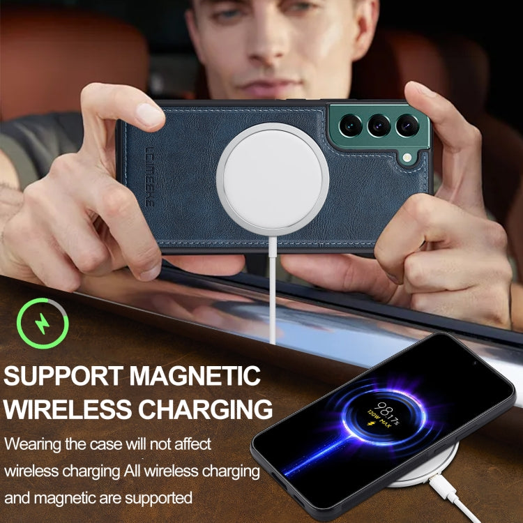 For Samsung Galaxy S20 FE LC.IMEEKE Magsafe Phone Case(Blue)