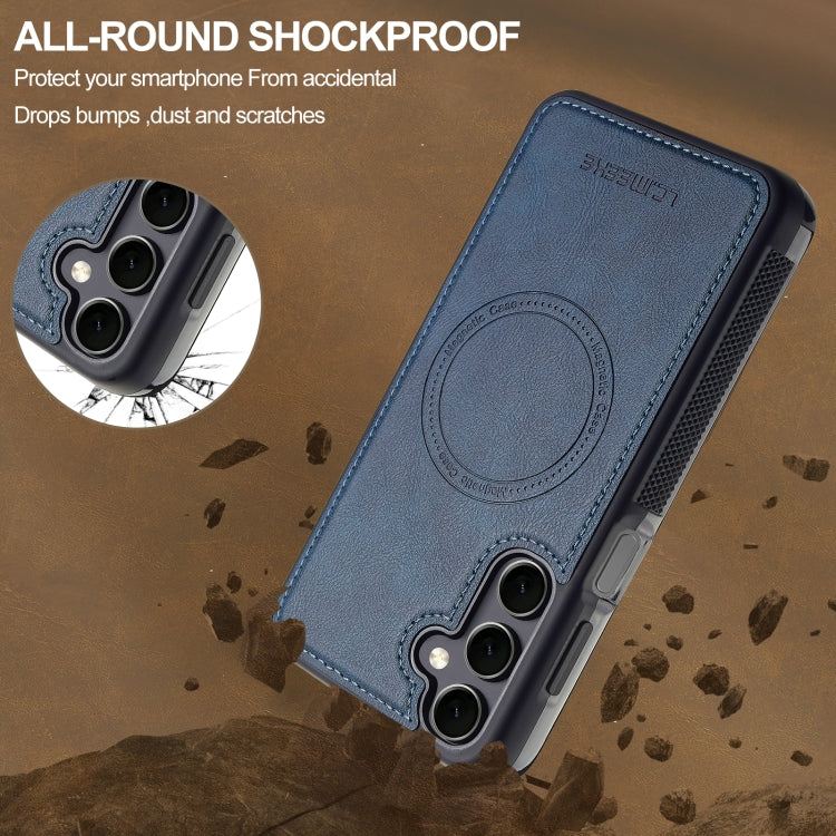 For Samsung Galaxy A16 5G LC.IMEEKE Magsafe Phone Case(Blue)