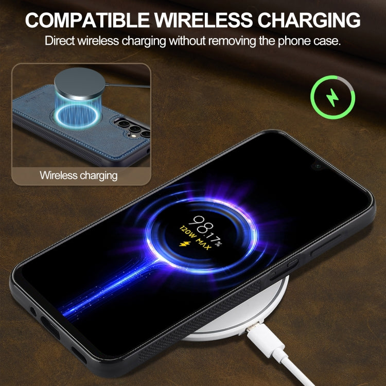 For Samsung Galaxy A16 5G LC.IMEEKE Magsafe Phone Case(Blue)