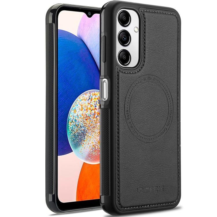 For Samsung Galaxy A34 5G LC.IMEEKE Magsafe Phone Case(Black)
