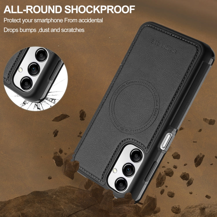 For Samsung Galaxy A34 5G LC.IMEEKE Magsafe Phone Case(Black)