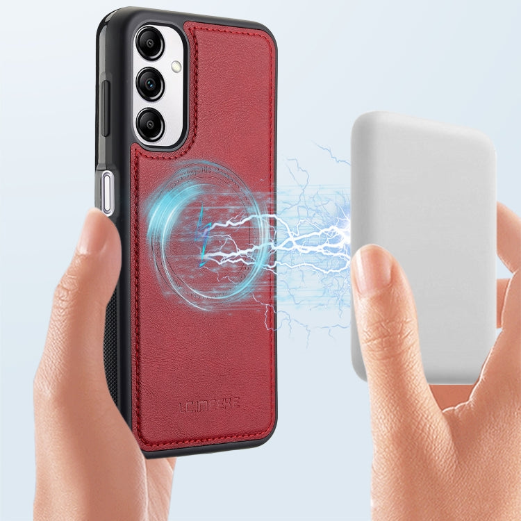 For Samsung Galaxy A54 5G LC.IMEEKE Magsafe Phone Case(Red)