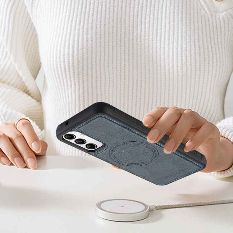 For Samsung Galaxy A54 5G LC.IMEEKE Magsafe Phone Case(Blue)