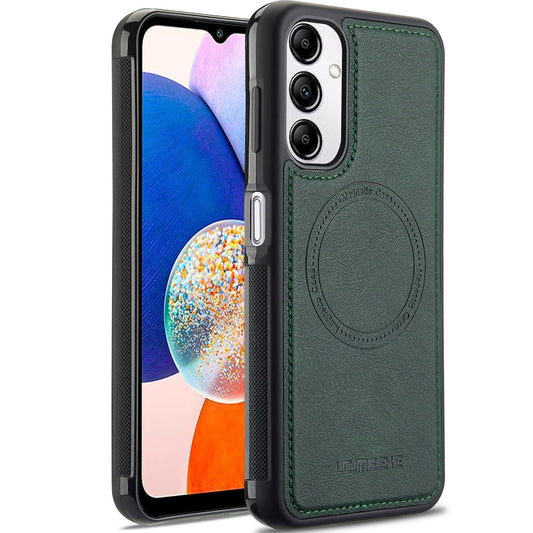 For Samsung Galaxy A54 5G LC.IMEEKE Magsafe Phone Case(Green)