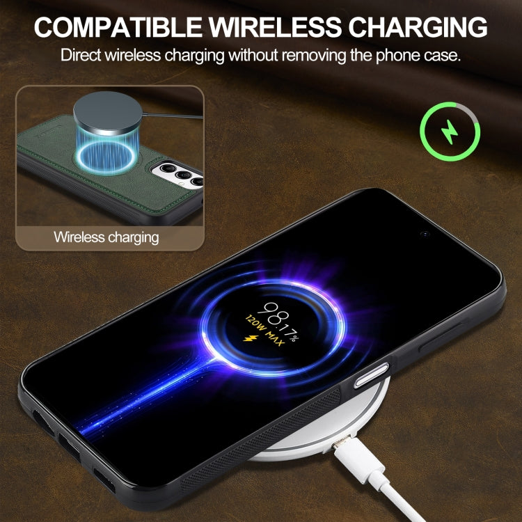 For Samsung Galaxy A54 5G LC.IMEEKE Magsafe Phone Case(Green)