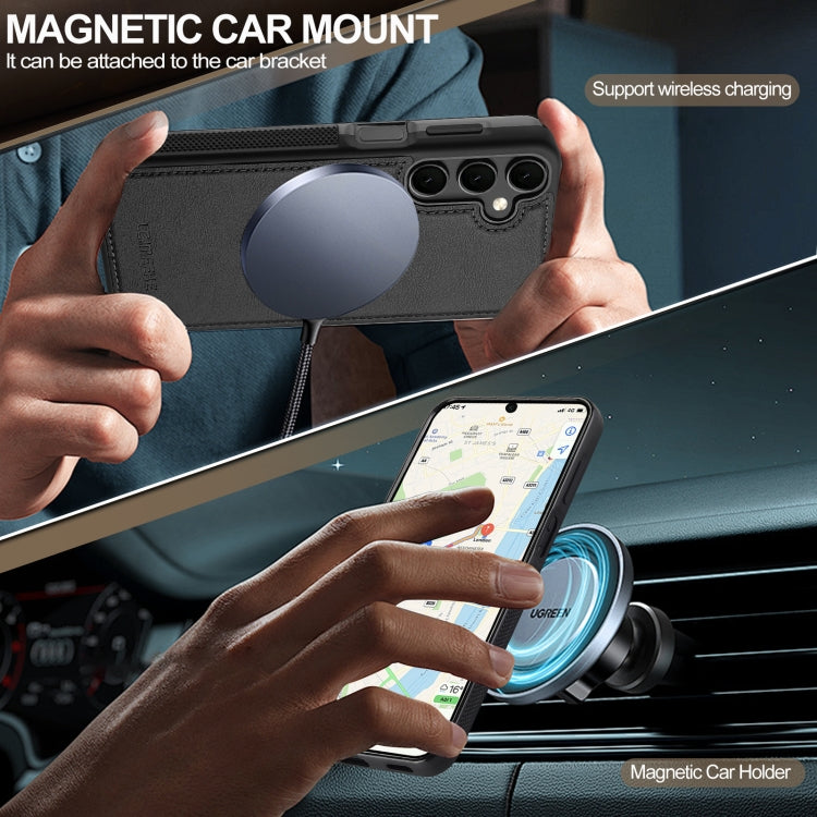 For Samsung Galaxy A55 5G LC.IMEEKE Magsafe Phone Case(Black)