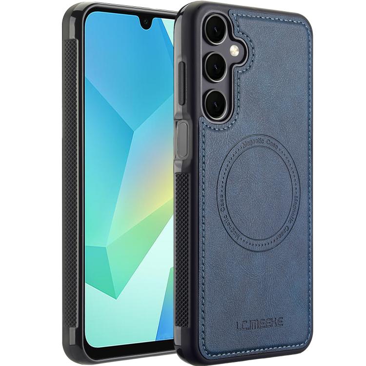 For Samsung Galaxy A36 5G LC.IMEEKE Magsafe Phone Case(Blue)
