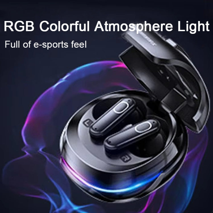 REMAX GameBuds G9 ANC Noise Reduction Gaming Wireless Bluetooth Earphones(Silver)