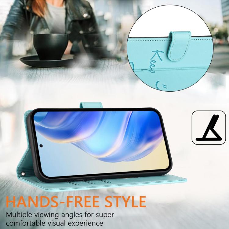 Smile Embossing RFID Leather Phone Case, For Doogee Note 56 / Note 56 Pro, For Doogee N60 Pro, For Doogee Note 59 / Note 59 Pro, For Doogee N55 Plus